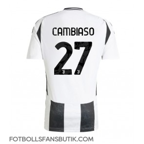 Juventus Andrea Cambiaso #27 Replika Hemmatröja 2024-25 Kortärmad